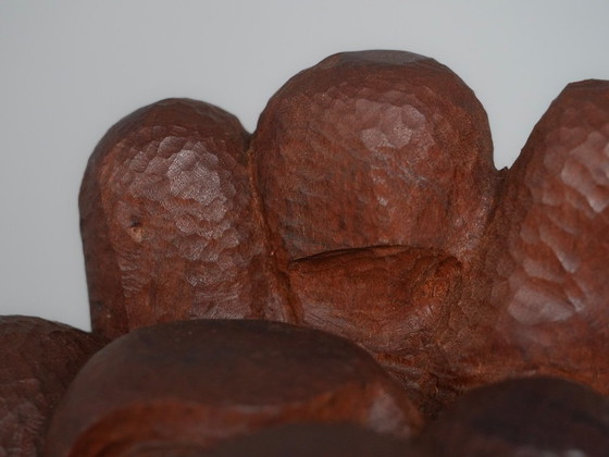 Sculture astratte in legno intagliato, Paesi Bassi, anni '80 – Vintage (photo 8 of 8)