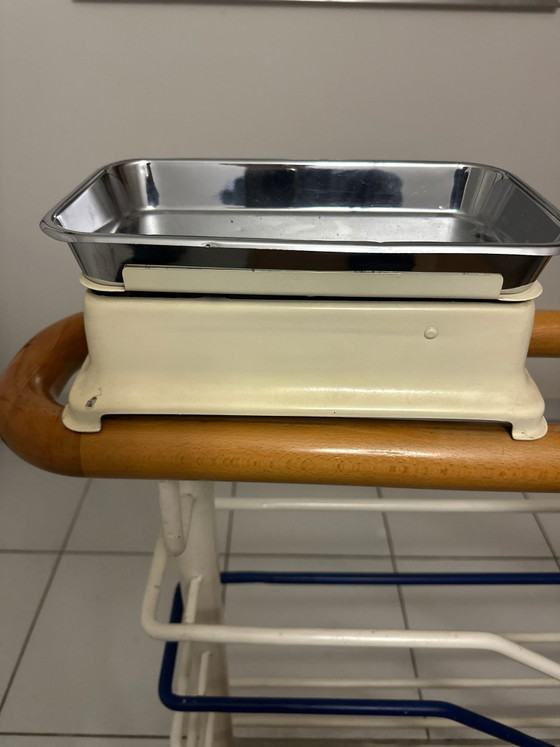 Bilancia da cucina di design degli anni '50/'60 Original Micro Döft, Oggetti decorativi, Metallo, Crema (foto 4 di 5)