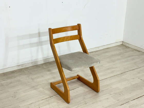 Image 1 of Designklassieker Z-stoel van teakhout / stoel in mid-century stijl
