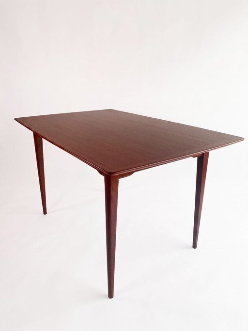 Vintage Scandinavian Mid-Century Modern Extendable Dining Table