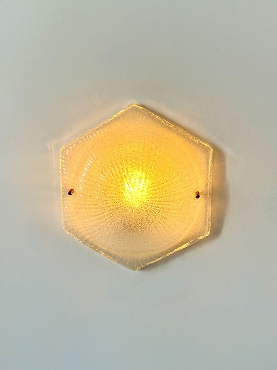 Aplique de pared antiguo de cristal de Murano, Italia, 1970. – Glass, Murano Glass (photo 7 of 8)