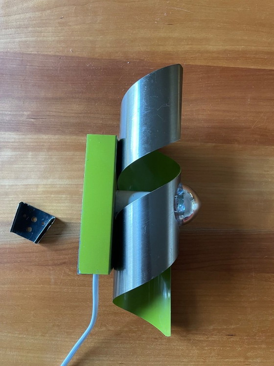 Image 1 of 2 wunderschöne Polam „wokke“l Wandlampen Space Age