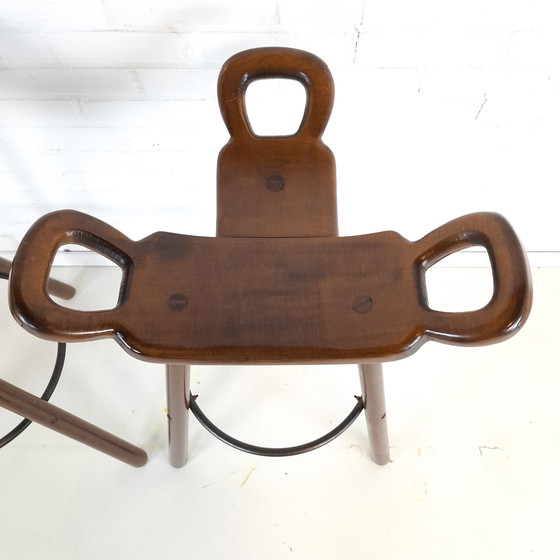 Image 1 of 2 sgabelli da bar brutalisti vintage Marbella Conoform