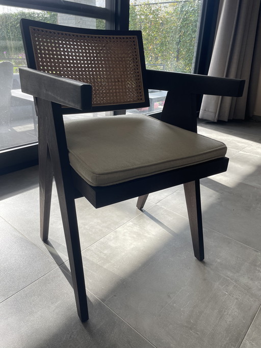 6 Pierre Jeanneret Inspired Dining Chairs