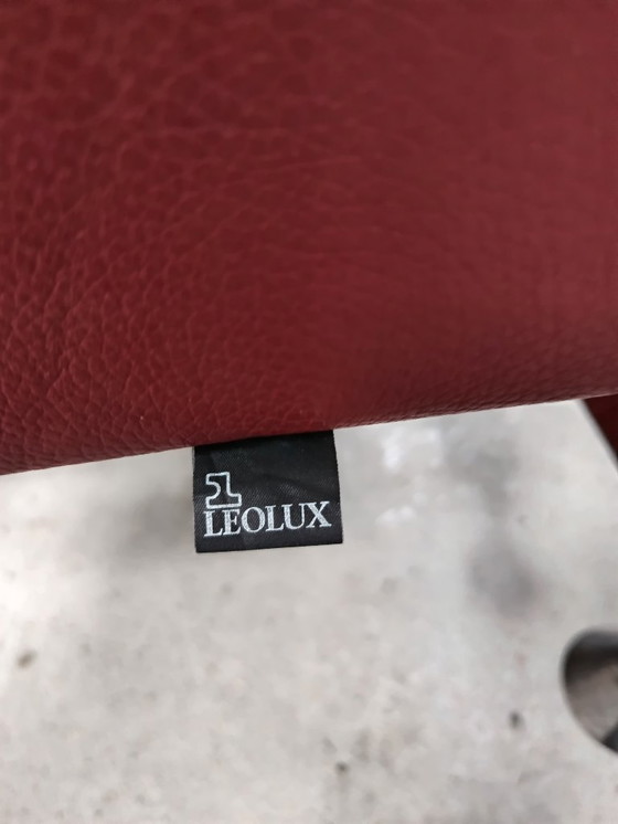 Image 1 of Set di divani Leolux Paian 2 posti 3 posti Senso Granata Pelle