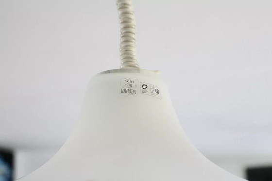 Image 1 of 2x Lampade a sospensione Cinea, Atelier Leucos, Fatte a mano a Murano, Design Giusto Toso