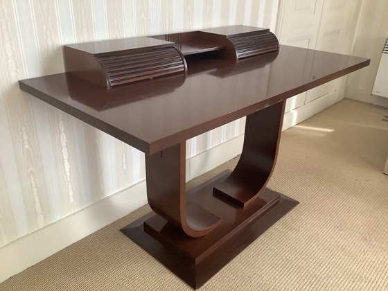 Image 1 of 1980er Art Deco Schreibtisch