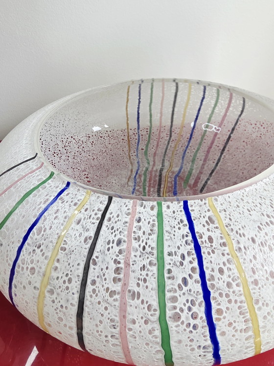 Set Monumentale in Vetro Artistico Murano XXL di Michielotto - Vaso e Ciotola - FIRMATO – Oggetti decorativi (photo 3 of 15)