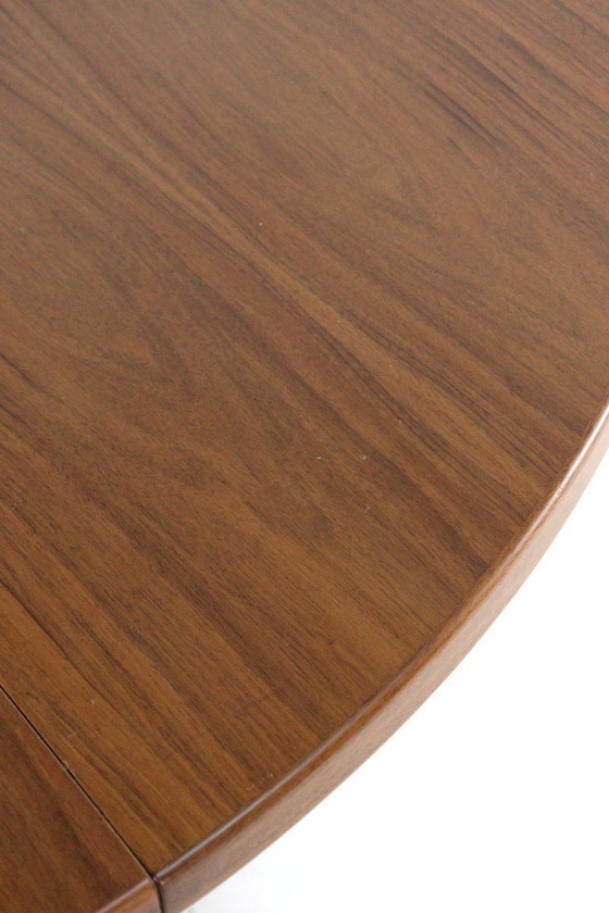 Image 1 of Thonet round 2x extendable dining table vintage table