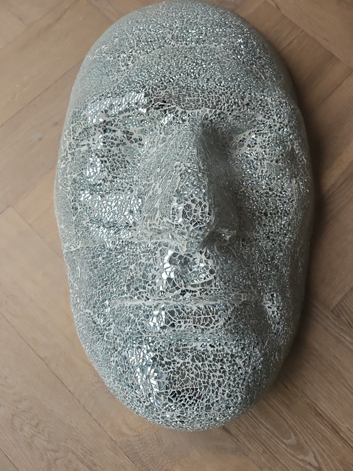 Unique glass sculpture of a man