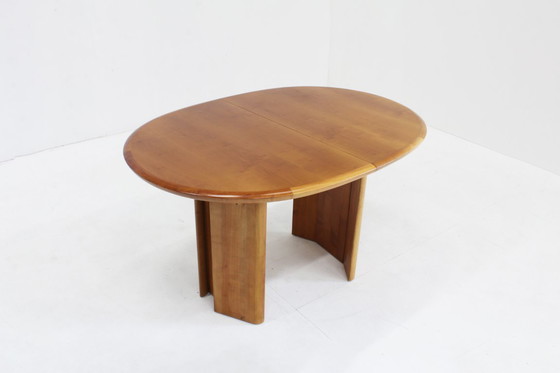 Image 1 of Tavolo da pranzo allungabile ovale di grandi dimensioni, stile vintage danese.