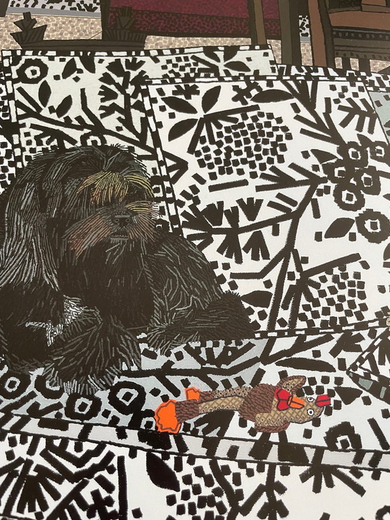 Image 1 of Jonas Wood, Robot en Beer, 2024 copyright Jonas Wood, Gedrukt in de VS