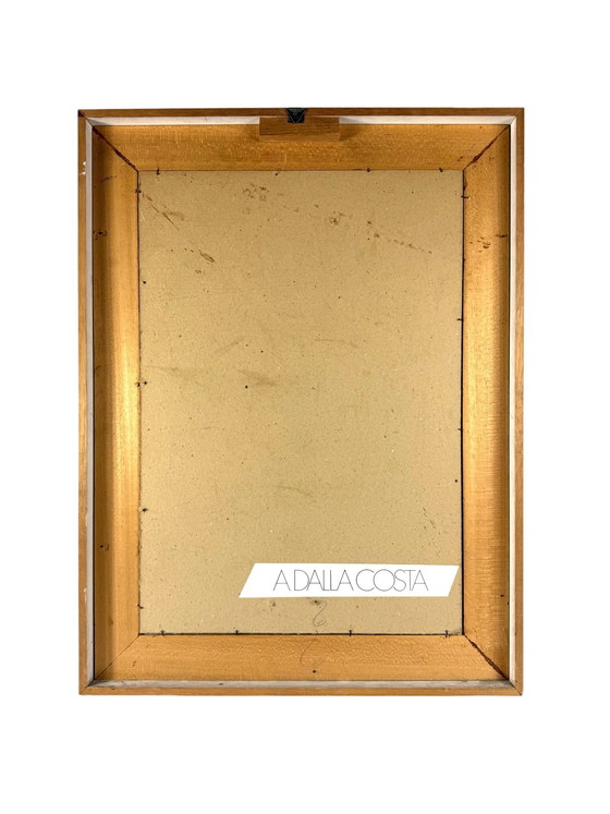 Image 1 of Amleto Dalla Costa, serigrafía original enmarcada, Milán, Italia, años 80