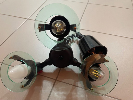 Lampe Eglo vintage à 3 têtes