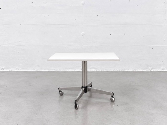 Vintage FENTE Rolling Table with Chrome Frame on Castors, 1970s – Side tables (photo 8 of 9)