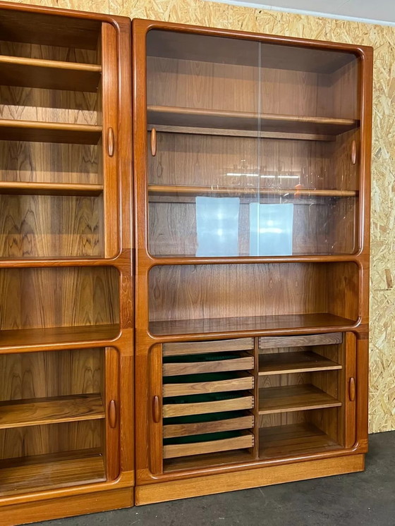 Image 1 of 70s Dyrlund Teak Shelf Wall Unit Danish Modern Design Denmark