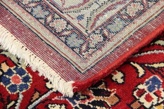 Image 1 of Original Perserteppich Sarough Mahal Rot 375 x 264 cm Top Zustand Klassik Alt