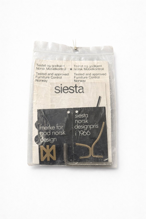 Image 1 of Siesta Lounge Chair & Ottoman – Ingmar Relling voor Westnofa (Noorwegen)