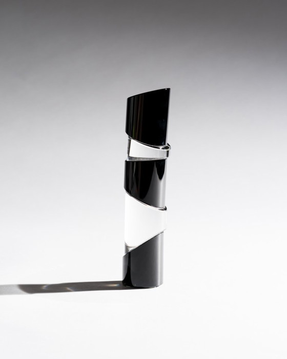 Image 1 of Sculpturale glazen kaarsenhouder van Rosenthal Studio-Line, Duitsland, jaren 1980-1990