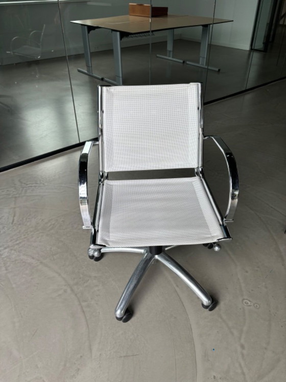 Image 1 of Office chair white (2 pieces)