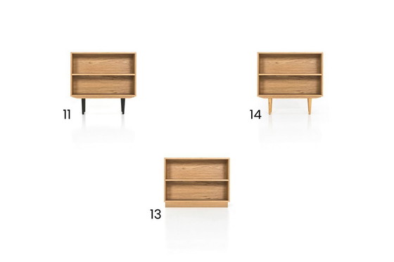 Image 1 of Librería baja de roble - R05