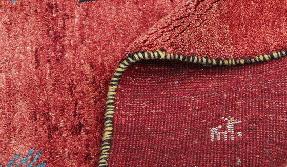 Image 1 of Origineel Perzisch tapijt Gabbeh Ghashghai Oosters tapijt 198 cm x 140 cm Oud Natuurlijk