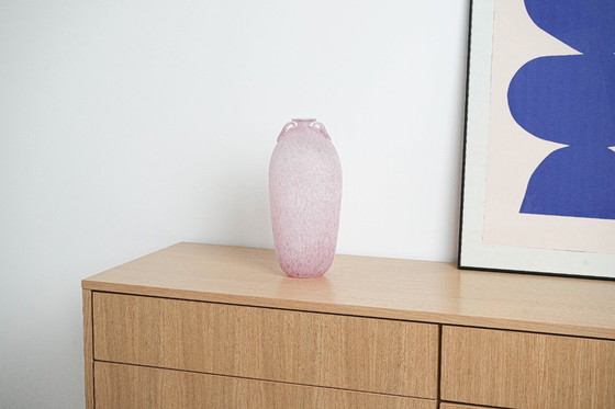 Image 1 of Jarrón de cristal de Murano, diseño italiano, años 70, fabricado en Italia.