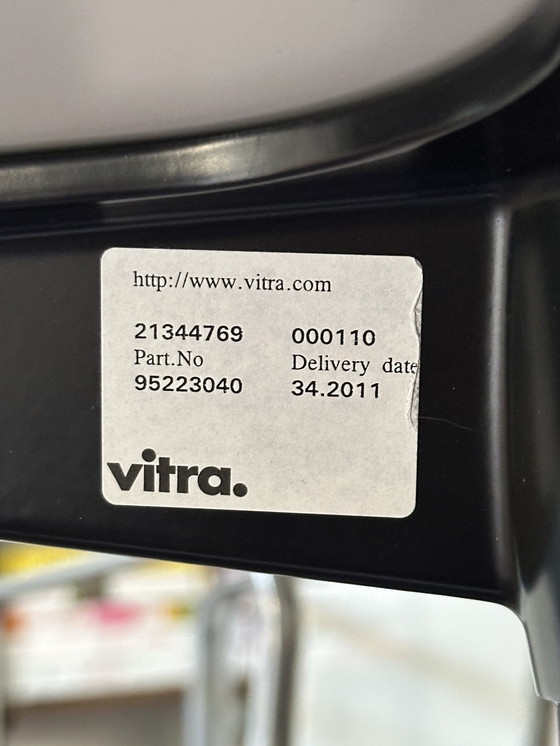 Image 1 of Vitra Eames Segmented Dining Table With 6x Vitra Eames EA107 Chairs