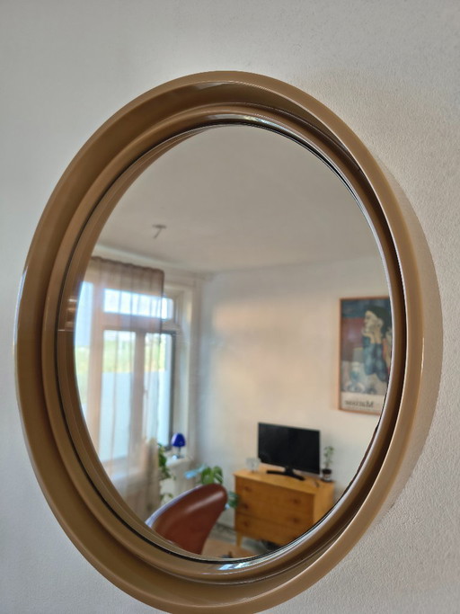 Specchio vintage dell'era spaziale GILAC 1813 – anni '70 Francia