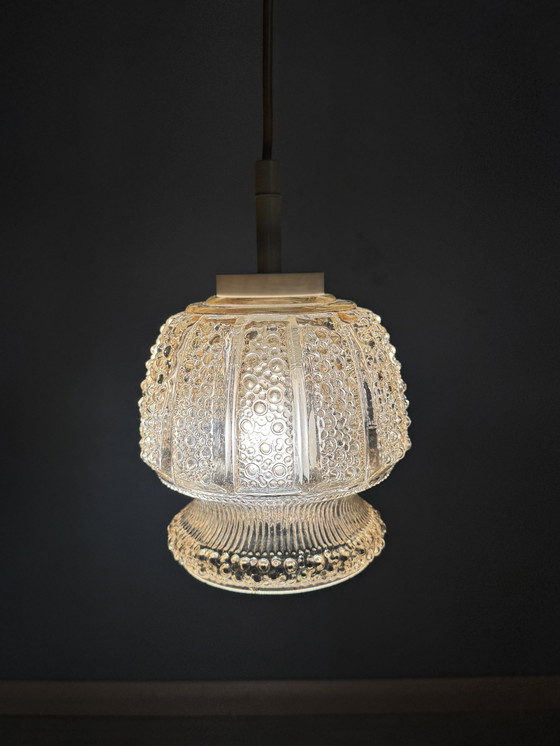 Image 1 of Atmospheric Vintage Ceiling Lamp With Bubble Glass