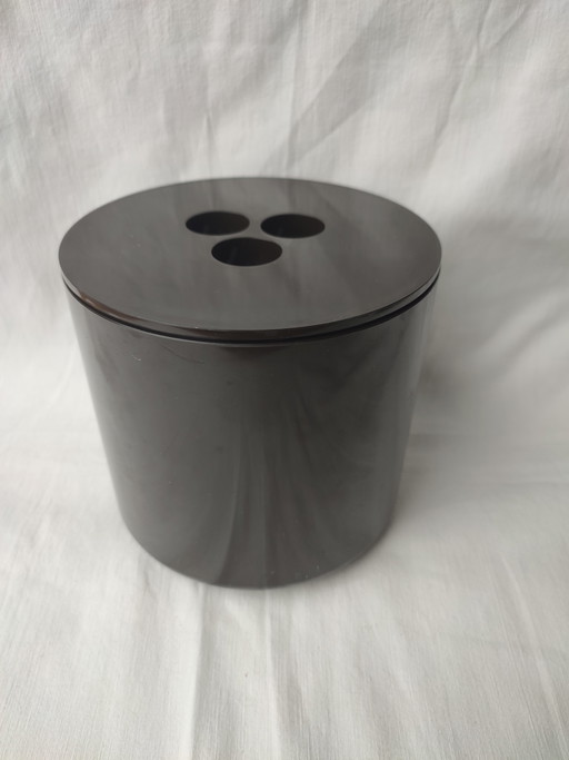 Seau à glace Crayonne Space Age, glaçons, Bar Brown Vintage, fabriqué au Royaume-Uni