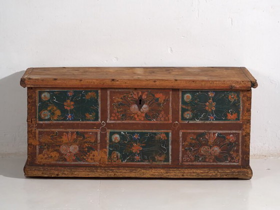 Antieke opbergkist met bloemendecoratie (Jaar 1895) #102 – Opbergkast (photo 22 of 40)