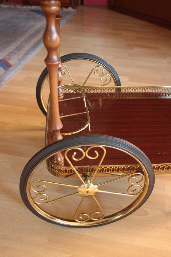 Image 1 of Chariot de bar vintage - Chariot de service