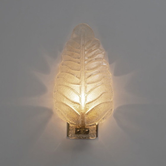 Pair of Barovier & Toso Style Mid-Century Modern Murano Glass Gold Leaf Sconces – Wall lights (photo 5 of 7)