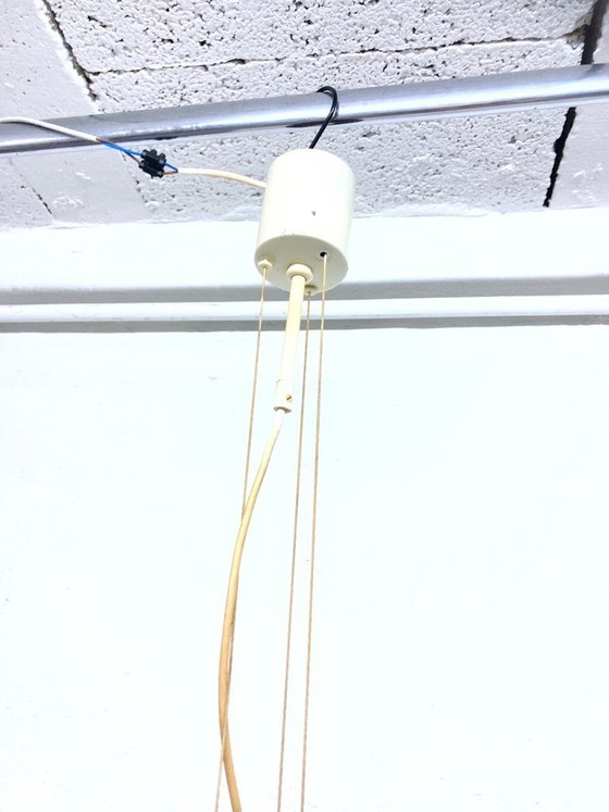 Image 1 of Lampada a sospensione italiana a globo in vetro, stile metà secolo, anni '60/'70.