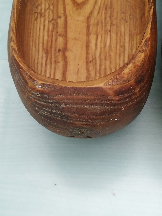 Image 1 of Ein Paar antike Holzclogs