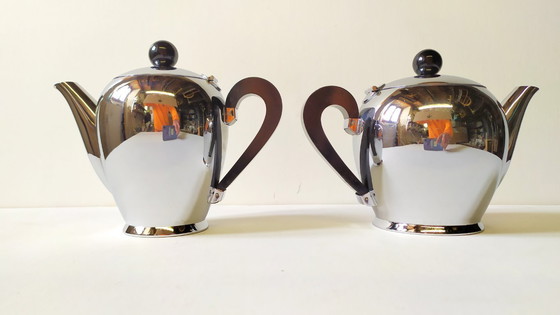 Image 1 of Servizio da caffè e tè vintage Alessi, anni '40, set da 5