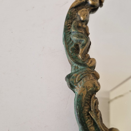 Image 1 of Miroir italien vintage en laiton