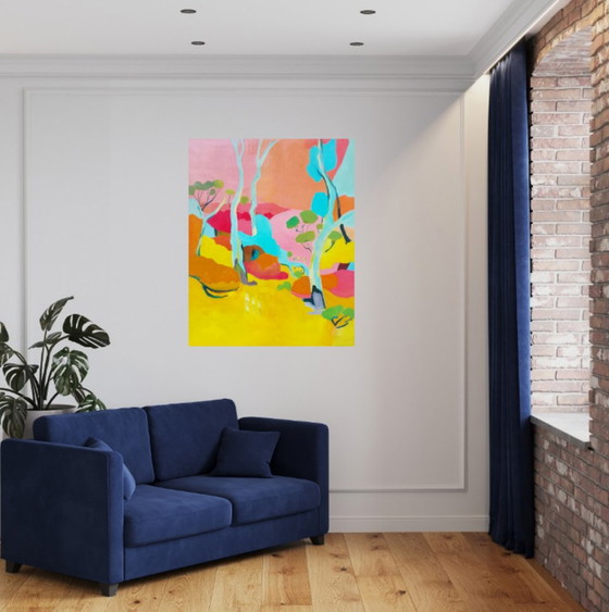 Peinture Acrylique 80x100cm – Objets d'art, Toile (photo 5 of 15)