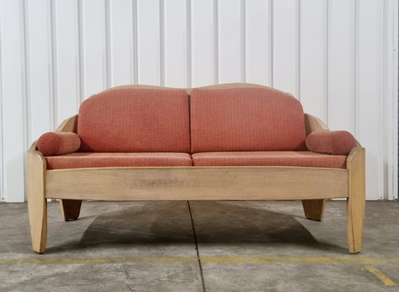 Image 1 of Banco + sillón único de madera maciza de estilo antroposófico