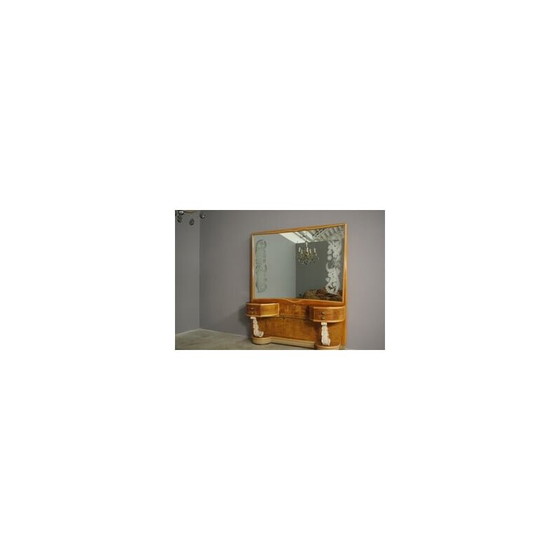 Image 1 of Vintage dressing table with mirror, 1950s