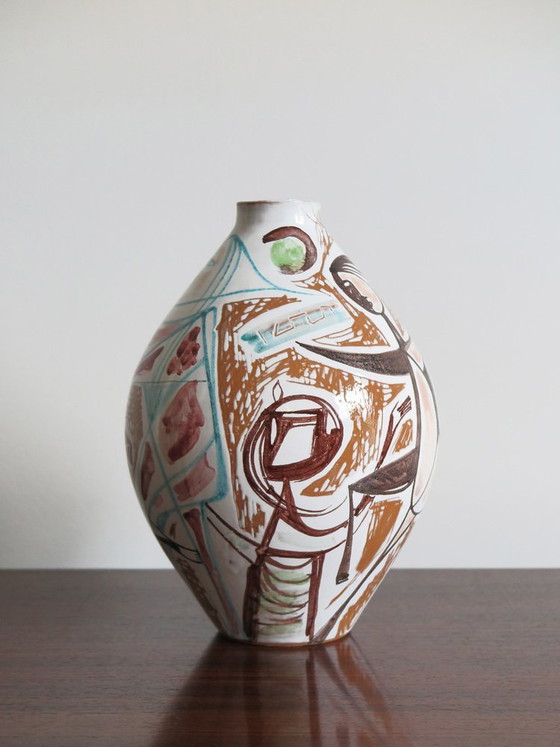 Ceramic Vase by Elio Schiavon, Italy, 1950s (photo 2 of 7)