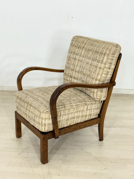 Image 1 of Art Deco Sessel Armlehnsessel Wohnzimmersessel um 1940
