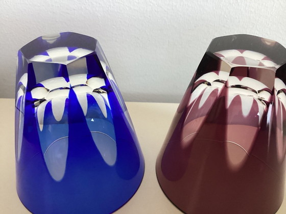 Image 1 of 2 VEB Glaswerke crystal cocktail glasses