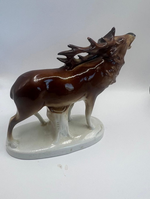Figurine Cortendorf - Chevreuil - Modèle d'archive parfaitement peint