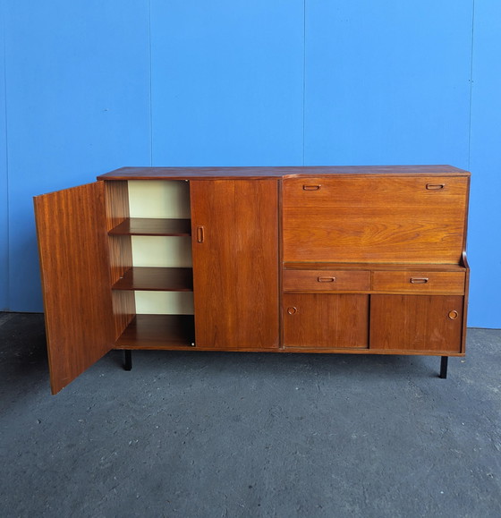 Image 1 of Vintage teak highboard, 1960s