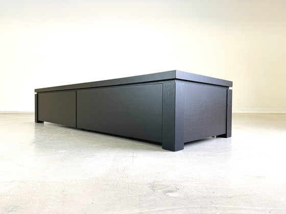 Image 1 of 2X Hochwertiges Modernes Sideboard Lowboard Kommode Dunkel