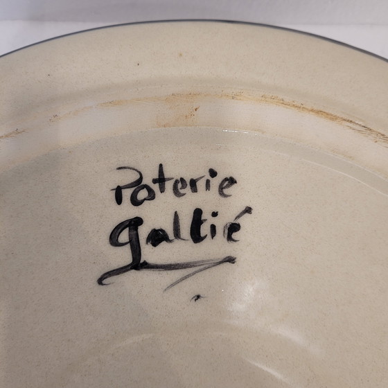 Image 1 of Bandeja de Cerámica con Motivos Florales, Poterie Galtié, 80’s – Francia