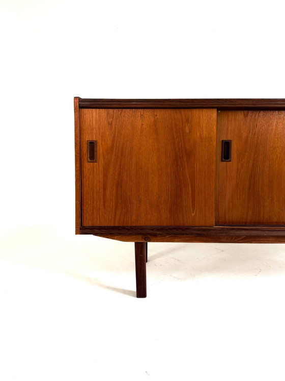 Vintage Danish teak sideboard, 1960s, Wood, Brown (photo 4 of 11)
