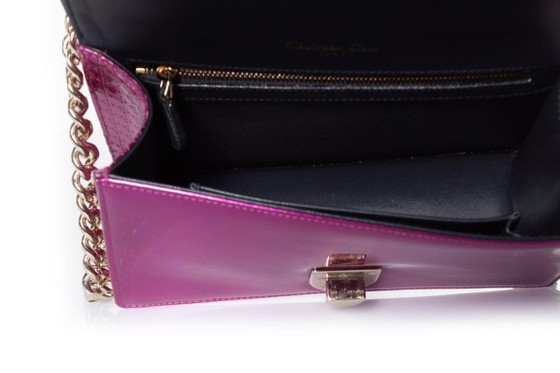Image 1 of Borsa a tracolla Christian Dior, modello Diorama metallizzato